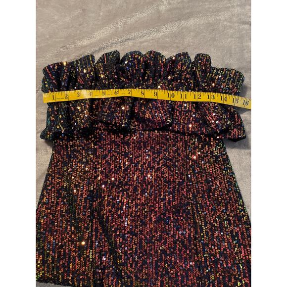 Thirty Thirty Sequin Party Prom Dress Size M - Picture 5 of 7